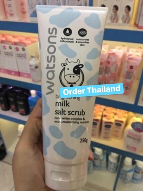 Tẩy Tế Bào Chết Dưỡng Trắng Da Watsons Brightening Milk Salt Scrub