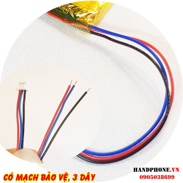 Pin Li-Po 3.8V 5100mAh 3881B1 3881111 3681111 (Lithium Polymer) cho Điện Thoại, Máy Tính Bảng, Tablet