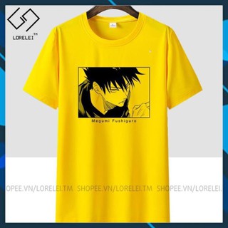 SALE- SALE- Áo thun Jujutsu Kaisen Megumi Fushiguro ngắn tay