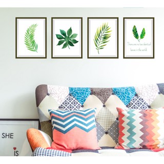 Decal trang tri 4 khung Cỏ sang trọng