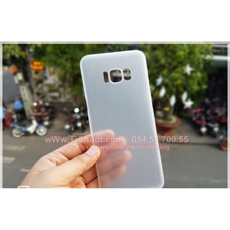 [Chính Hãng Memumi] Ốp Lưng Samsung S8 Plus Slim Case siêu mỏng (Ốp Lụa)