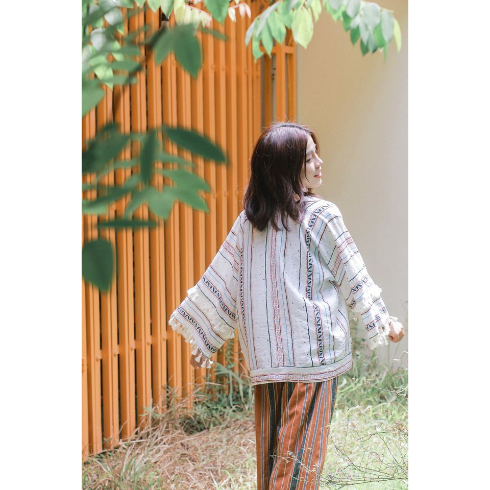Tassie Cardigan - Áo cardigan thổ cẩm thiết kế - Bộ sưu tập xuân hè | BigBuy360 - bigbuy360.vn