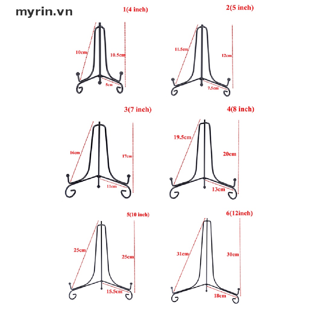 Giá Đỡ Trưng Bày Đĩa Bằng Sắt Tiện Dụng