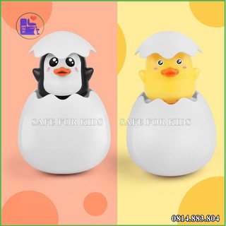 Trứng Tự Nở, Đồ Chơi Nhà Tắm Cho Bé - Trứng Cánh Cụt, Vịt