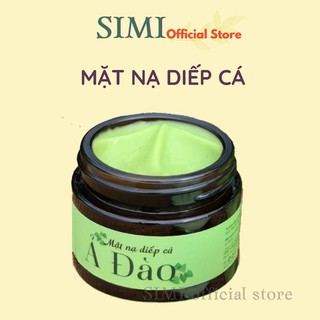Mặt nạ diếp cá Mộc Nhan Natural Ả Đào mặt nạ dịu da giảm sưng ngừa mụn dưỡng cấp ẩm chăm sóc da khô dầu nhạy cảm SIMI