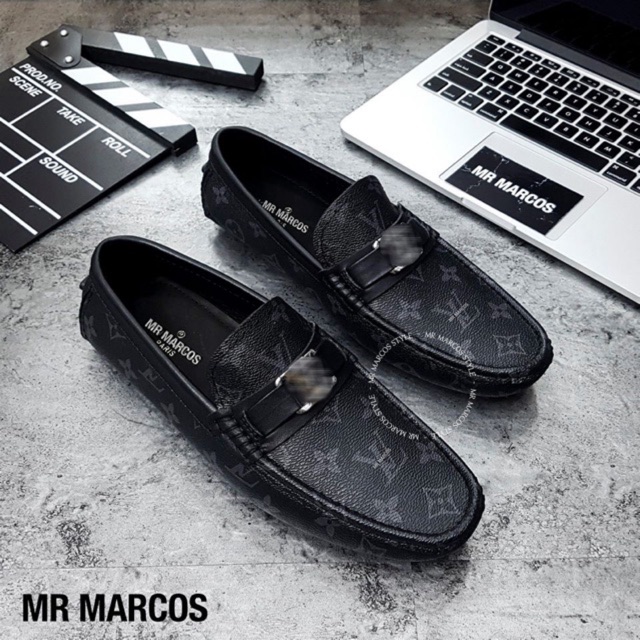 (Ảnh Thật) Giày lười nam eovitong quai Lvv 2 Màu Cá tinhd | BigBuy360 - bigbuy360.vn