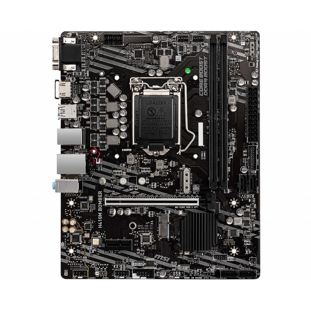 Bo Mạch Chủ Main MSI H410M BOMBER - Hàng Chính Hãng - Bảo hành 36 tháng