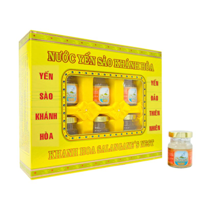 Nước yến sào Sanest Khánh Hoà hộp 6 hũ x 70ml