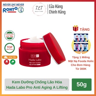 Kem Dưỡng Chuyên Biệt Chống Lão Hóa Hada Labo Pro Anti Aging A Lifting Cream Chính Hãng 50g - Màu Đỏ