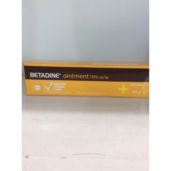 Betadine ointment 10% hộp 40g