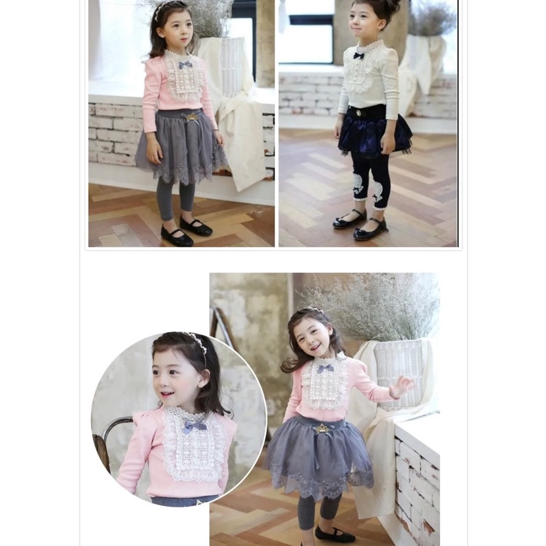 Áo Sơ Mi Tay Dài Cho Bé Gái Từ 2-8 Tuổi Quần Áo Trẻ Em