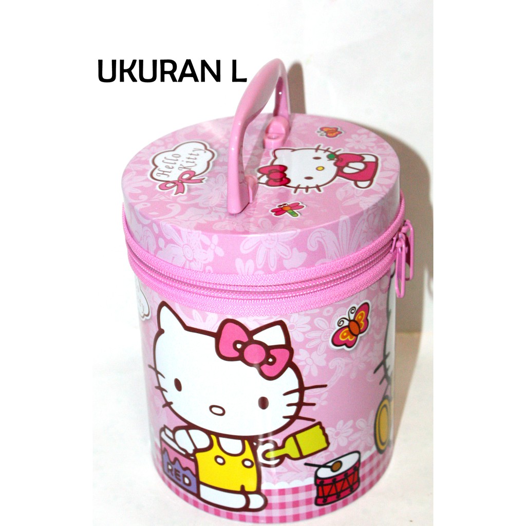 Hộp Đựng Tiền Tiết Kiệm Hình Hello Kitty 2 Trong 1