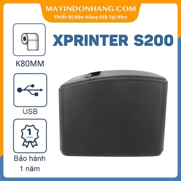 Máy in bill Xprinter XP - S200ii USB in hoá đơn từ máy tính giá siêu rẻ hiện nay