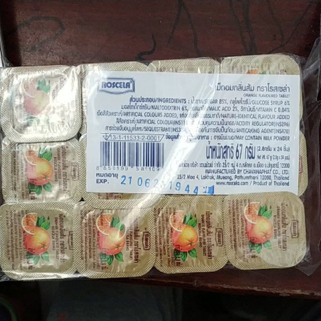 Kẹo C Thái lan vỉ 24 hộp