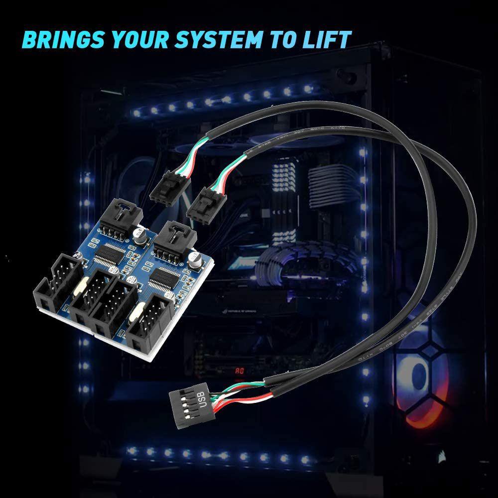 BTLIMER Thẻ Mở Rộng Bo Mạch Chủ Mở Rộng DIY 1 Sang 4 Female