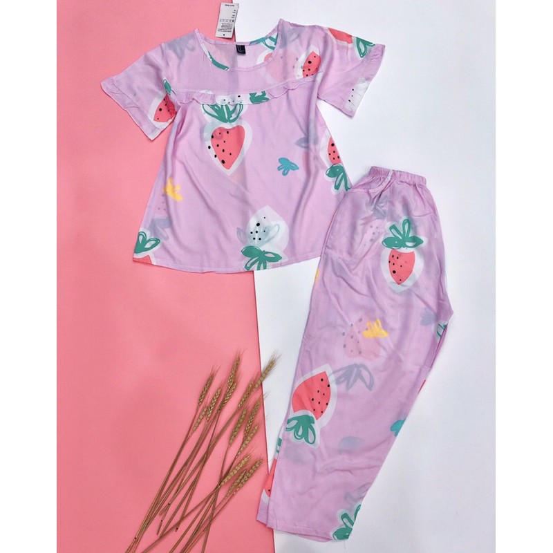 [Mã FAMAYWA giảm 10K đơn 50K] ❤️Đồ Bộ Tole Lanh Bèo Ngực Quần Dài 9 Tấc | BigBuy360 - bigbuy360.vn