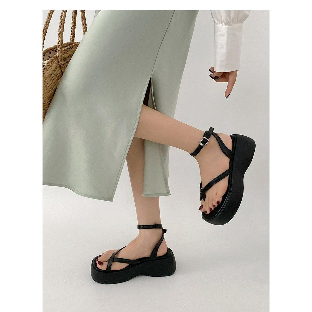 Sandal ullzang nữ 7cm dép kẹp xỏ ngón xinh xắn