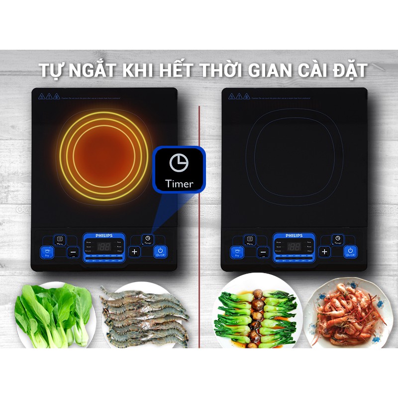 Bếp từ Philips HD4921 ( 2000W)-Hàng chính hãng