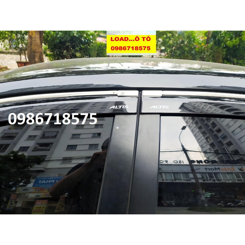 Vè Che Mưa Xe Toyota Altis 2022-2016 Mẫu Chỉ Inox Cao Cấp Đẹp Nhất Thị Trường