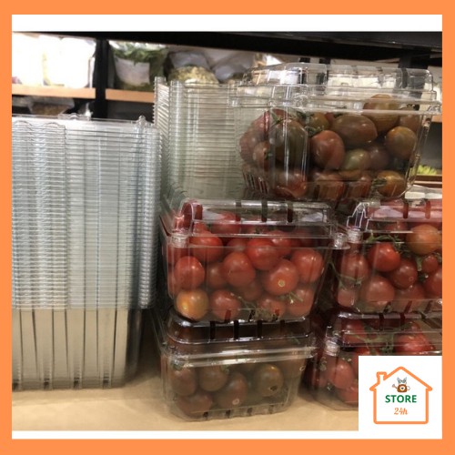 [Bộ 50 hộp nhựa 500g & 1kg] đựng trái cây, rau củ quả, thực phẩm, trong suốt an toàn, tiện lợi. | BigBuy360 - bigbuy360.vn