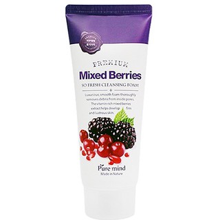 Sữa Rửa Mặt Dâu Tằm Pure Mind Mixed Berries Cleaning Foam 100 ml