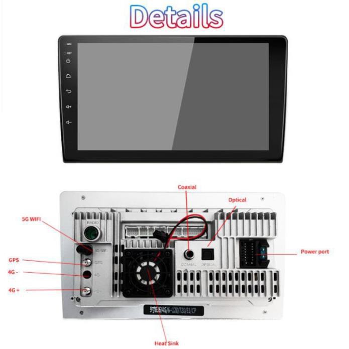 Màn hình DVD android 9-10inch 4G, Wifi, Ram 4G, Rom 64G - Màn hình QLED siêu nét - Hệ điều hành: Android 10.0 mới nhất | BigBuy360 - bigbuy360.vn