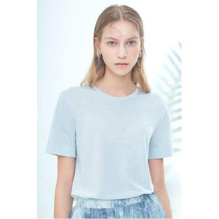 Áo Thun nữ tay ngắn cổ tròn kiểu Basic xuất Hàn