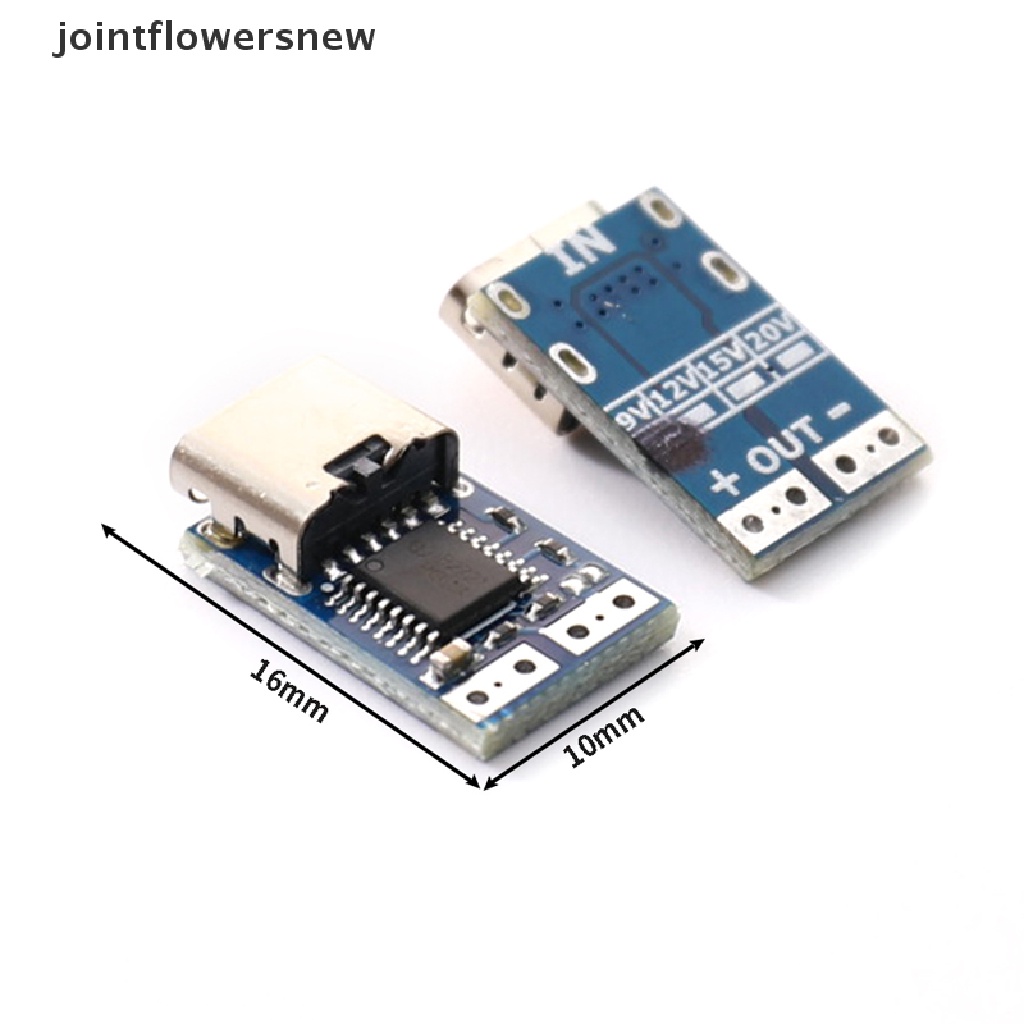 Jointflowersnew Type-C PD Decoy Module PD23.0 To DC DC Trigger Extension Cable QC4 Charger JFW