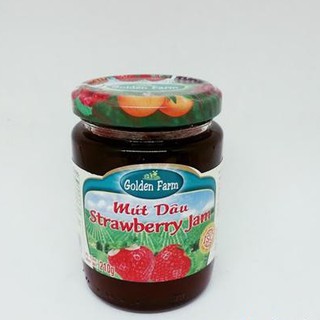MỨT DÂU GOLDEN FARM  - CHAI  210G