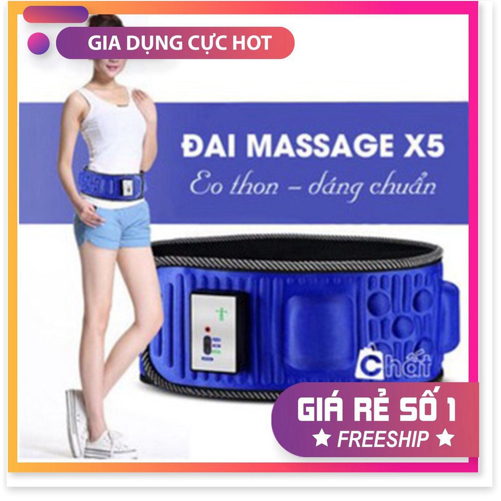 Đai massage tập cơ bụng, giảm mỡ x5 (Giá siêu rẻ)