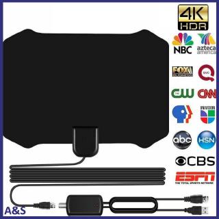 Anten kỹ thuật số khoảng cách thu sóng xấp xỉ 200 mile chất lượng hình ảnh 4K 1080P