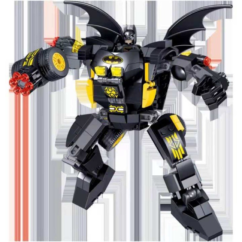 Đồ chơi lego xếp hình lắp ráp prck 64086-người máy betmen biến hình chiến xa 2 in 1