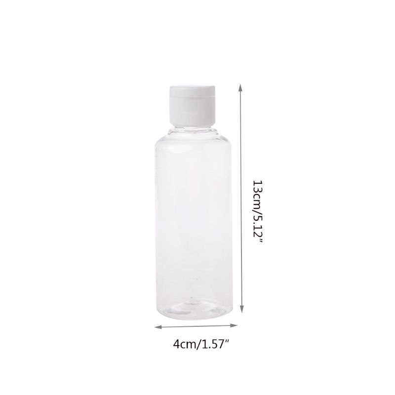 Chai Nhựa Rỗng 100ml Nắp Lật Dùng Chiết Mỹ Phẩm Khi Đi Du Lịch