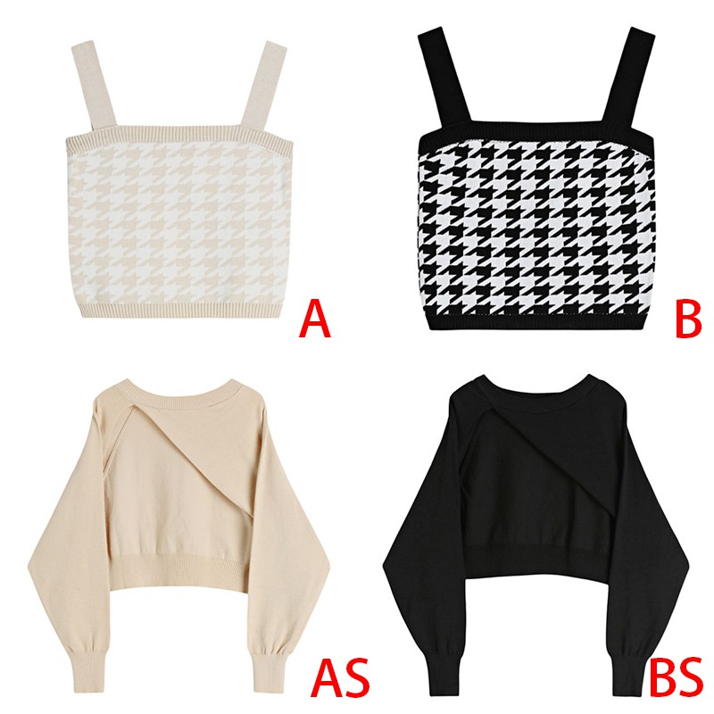 Áo Croptop tay dài thiết kế tôn dáng cho nữ