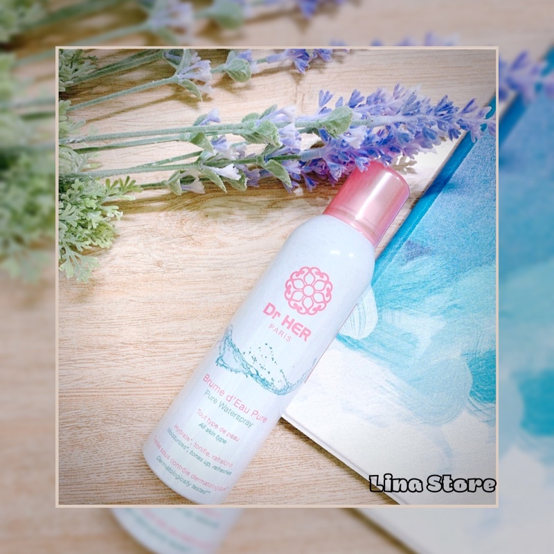 Xịt Khoáng cấp ẩm, làm dịu mát da Dr Her Paris 150ml