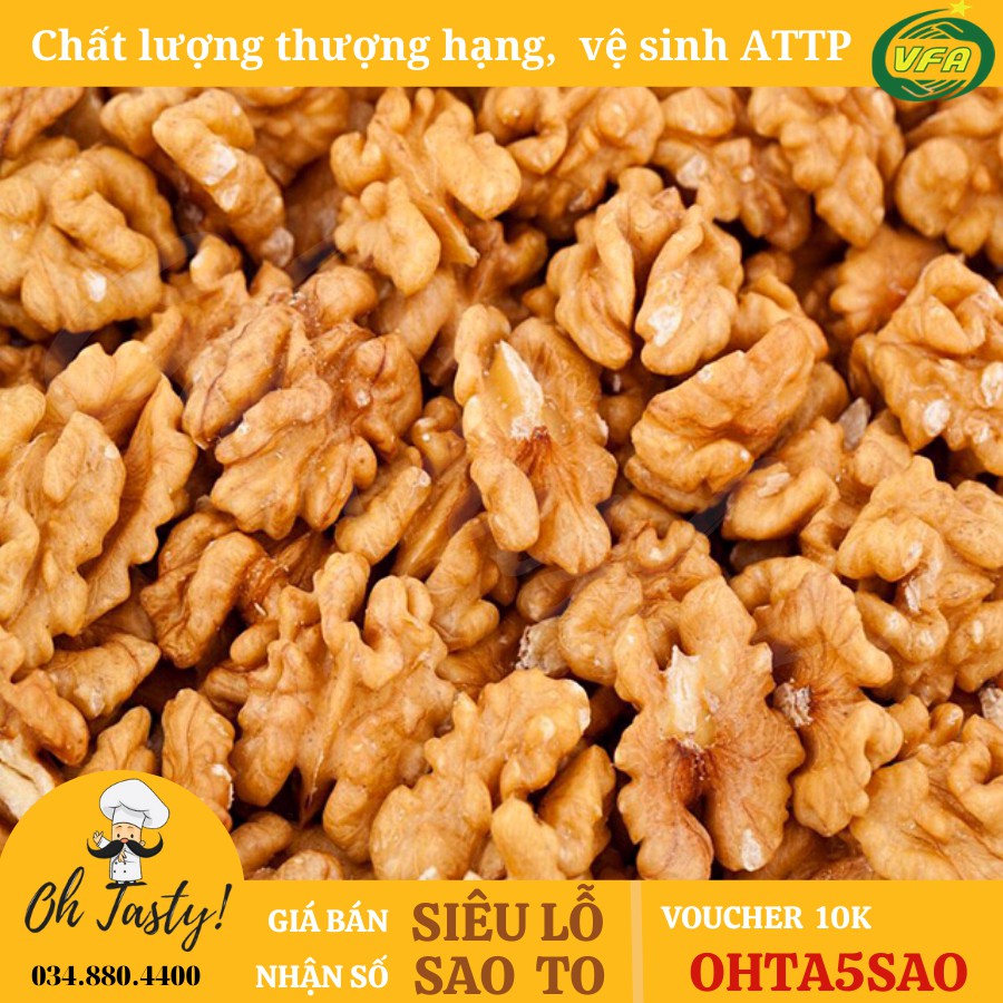 400G Hũ Nhân Óc Chó Vàng Mỹ | Hàng chất lượng thượng hạng | HOÀN ĐỔI 100% nếu không như mô tả