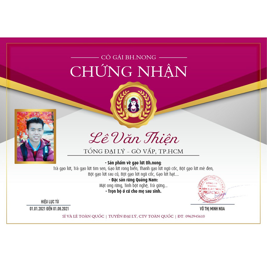 [ĂN VẶT]Gạo lứt sấy rong biển Bhnong (500gr)