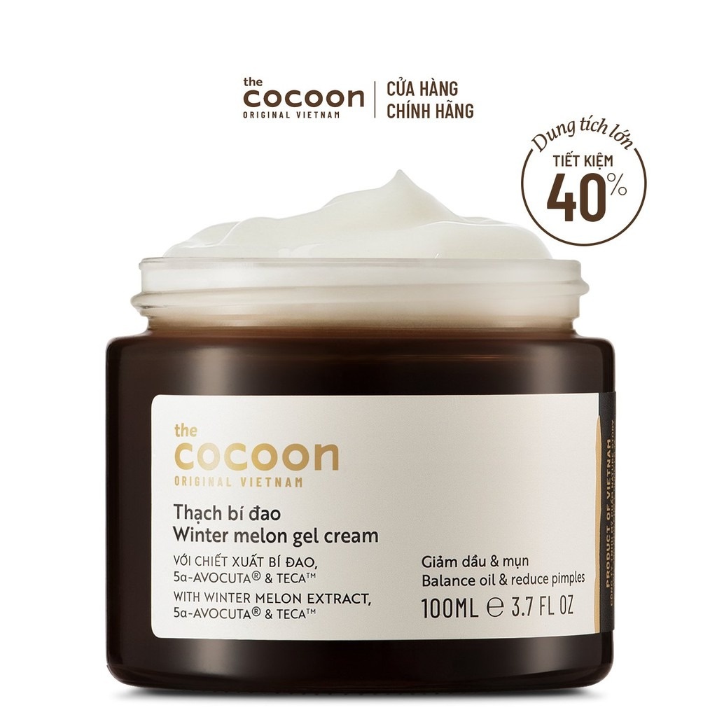 Thạch Bí Đao Cocoon Cấp Ẩm Và Ngừa Mụn