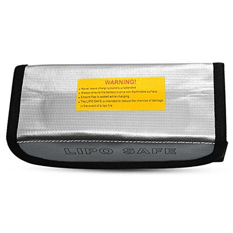 Túi Đựng Bảo Vệ Sạc Pin LiPo An Toàn Chống Nổ Kích Thước 185x75x60mm