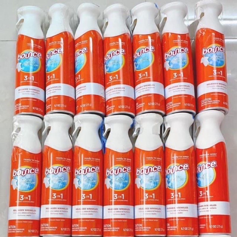 XỊT THƠM QUẦN ÁO 3 IN 1 BOUNCE RAPID TOUCH UP 275GR