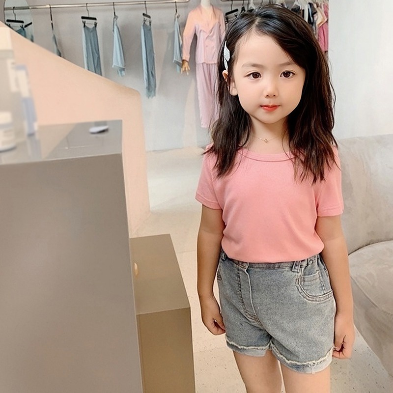 Se7en Áo Sơ Mi Ngắn Tay Hở Lưng Thắt Nơ Phong Cách Hàn Quốc Giản Dị Dành Cho Nữ