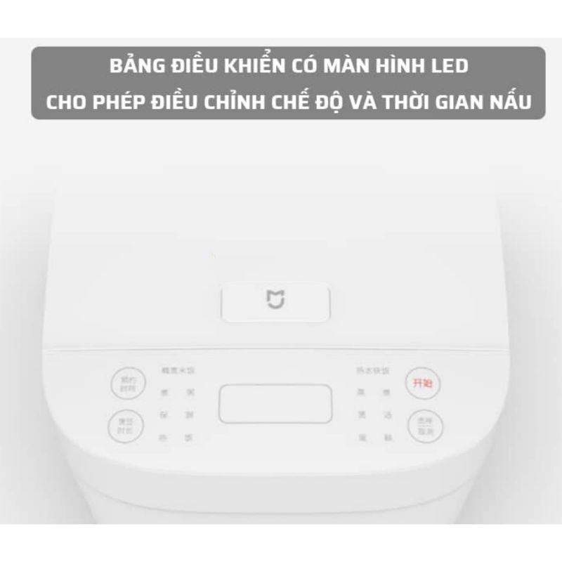 [Mã ELHADEV giảm 4% đơn 300K] Nồi cơm Xiaomi Thông Minh Mijia C1 3L