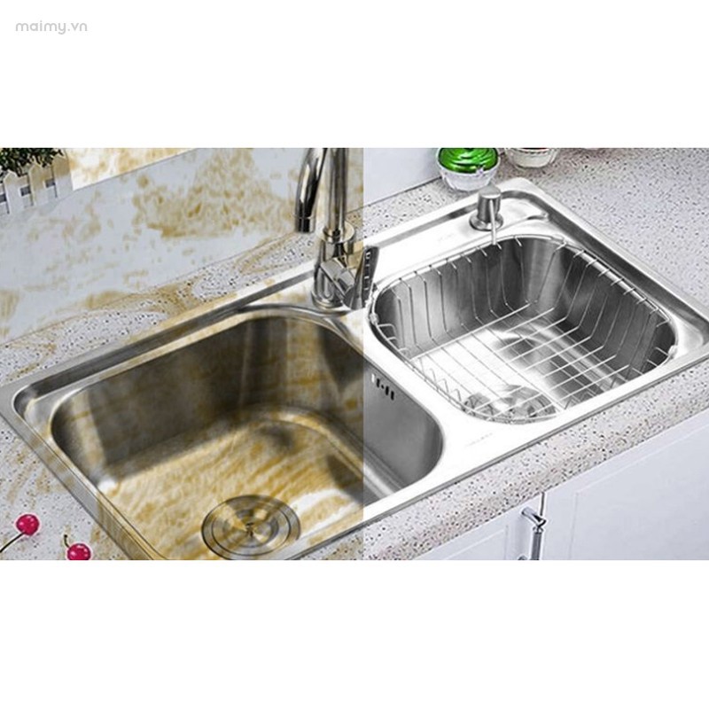 Set 50 miếng bọt biển màu trắng vệ sinh đa năng 100 * 60 * 20mm