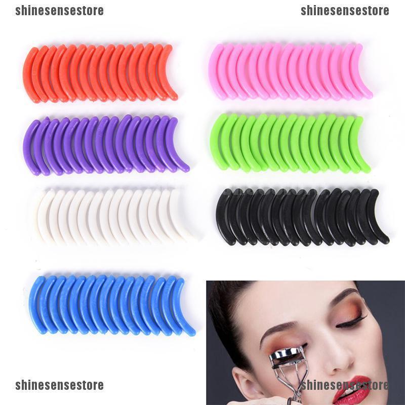 Bộ 15 miếng đệm cao su dáng tròn thay thế cho dụng cụ bấm cong lông mi