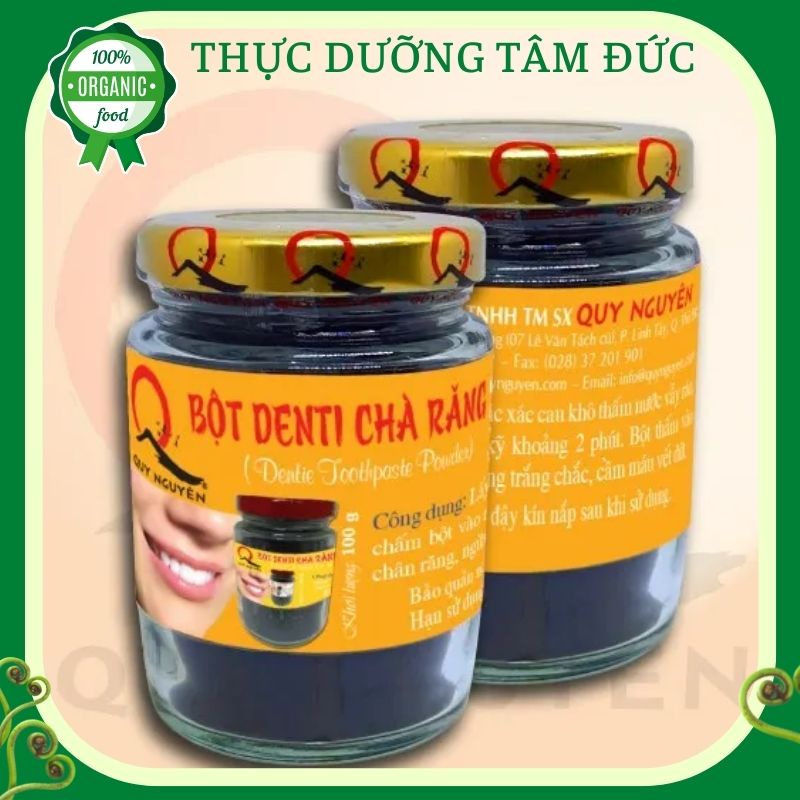 Denti chà răng Quy Nguyên thầy Tuệ Hải hũ 100gr - chùa Long Hương
