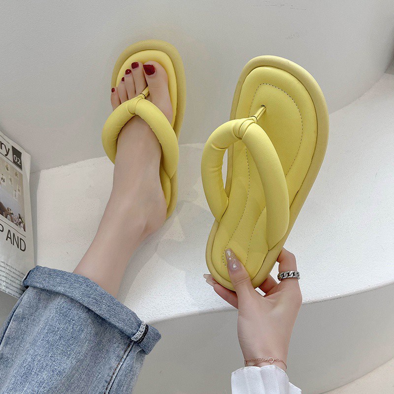 Tikp giày sandal nữ Dép nữ đi trong nhà lê nữ quai hậu thời trang Kích thước 4 màu: 35-39
