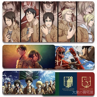 Tấm lót chuột và bàn phím cỡ lớn in hình anime attack on titan