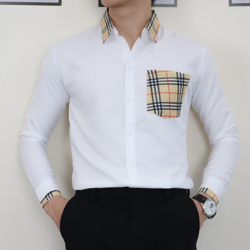 Áo sơ mi nam họa tiết trẻ trung năng động hot nhất 2020