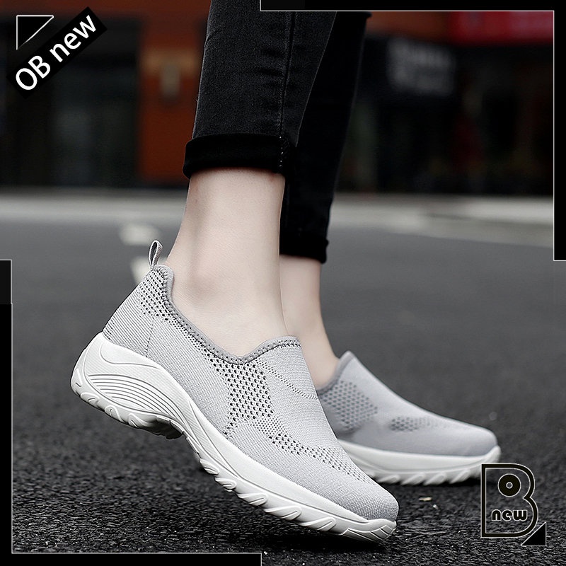 Giày bệt nữ Giày Slip On sneaker Plus Size: 35-42