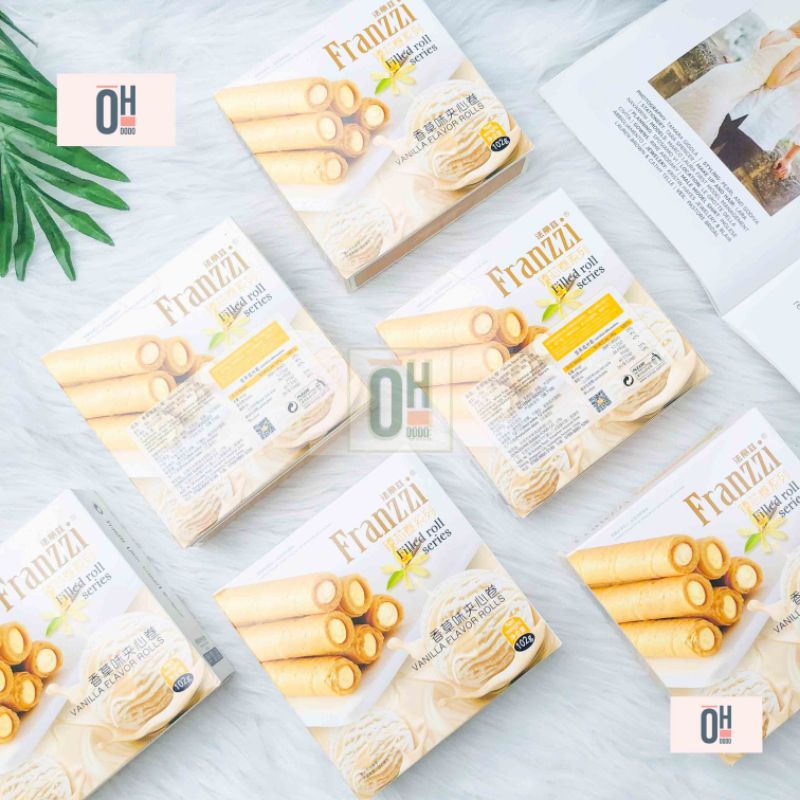 Bánh franzii quế cuộn nhân sữa chua dừa, matcha, vani 102g